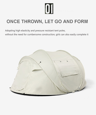 Automatic quick opening tent